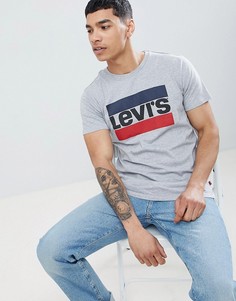 Футболка с логотипом Levis Sportswear-Серый Levis®