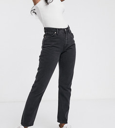 Черные джинсы в винтажном стиле из органического хлопка с завышенной талией Monki Kimomo-Черный