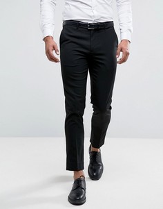 Черные брюки слим River Island-Черный