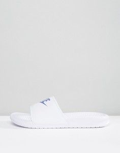 Белые шлепанцы Nike Benassi jdi 343880-102-Белый