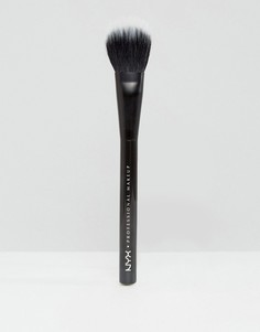 Кисть для пудры с двумя видами щетины NYX Professional Makeup-Бесцветный