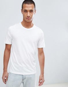 Белая футболка из хлопка пима Selected Homme - \The Perfect Tee\"-Белый