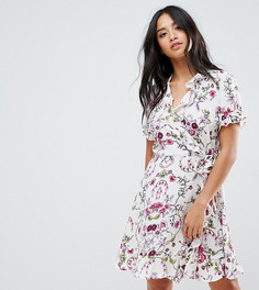 Фиолетовое платье с запахом Vero Moda Petite-Фиолетовый