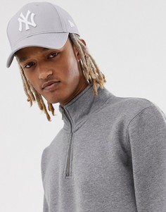 Серая кепка с регулируемым ремешком New Era 9Forty NY-Серый