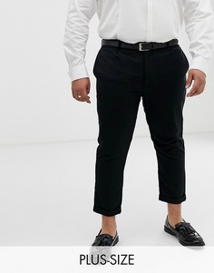 Укороченные брюки со складками Bellfield PLUS-Черный