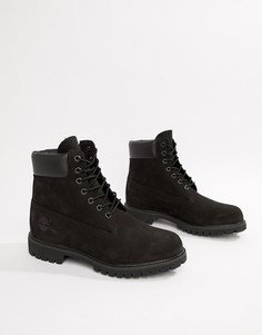 Черные классические ботинки премиум-класса высотой 6 дюймов Timberland-Черный