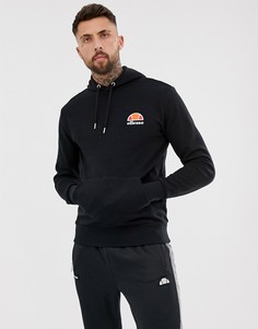 Худи черного цвета с небольшим логотипом ellesse-Черный