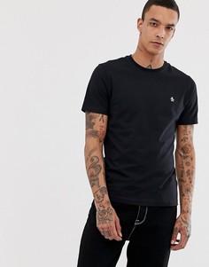 Черная футболка с маленьким логотипом Original Penguin-Черный