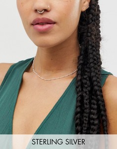 Эксклюзивная серебряная цепочка-чокер Kingsley Ryan-Серебряный