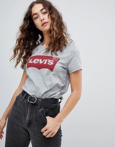 Футболка с логотипом в виде летучей мыши Levis Perfect-Серый Levis®