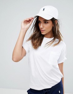 Белая кепка Polo Ralph Lauren-Белый