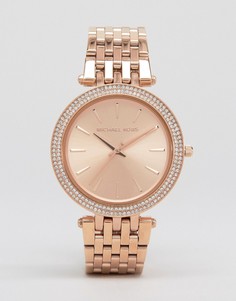 Часы цвета розового золота Michael Kors MK3192 Darci-Золотой