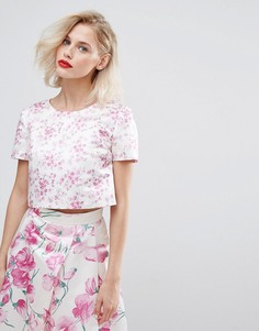 Комбинируемый кроп-топ с принтом Horrockses-Мульти