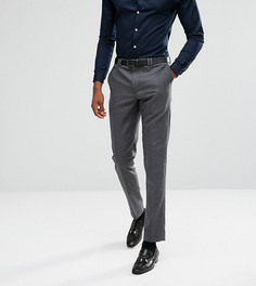 Фланелевые брюки суженного книзу кроя Noak Tall-Серый