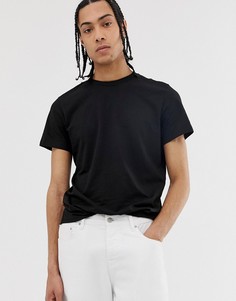 Черная футболка Weekday-Черный