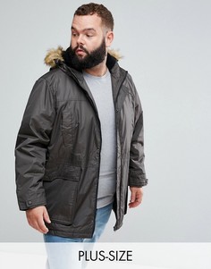 Парка цвета хаки Duke King Size-Зеленый