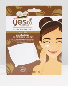 Увлажняющая маска для лица с кокосовым маслом Yes To-Бесцветный