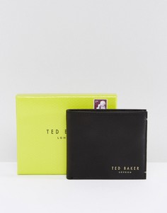 Кожаный бумажник с RFID-защитой Ted Baker Antony-Черный