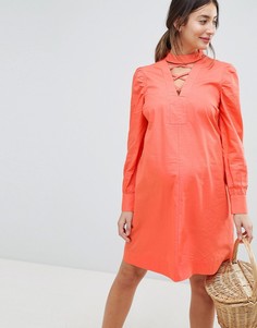 Платье мини ASOS Maternity-Оранжевый