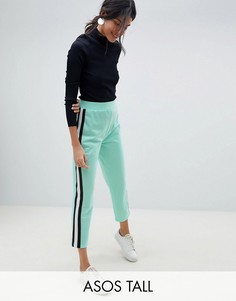 Укороченные спортивные брюки ASOS TALL-Зеленый