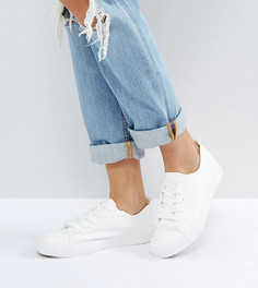 Кроссовки на шнуровке New Look-Белый