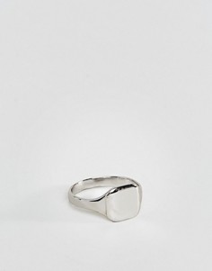 Серебристое кольцо на мизинец ASOS DESIGN-Серебряный