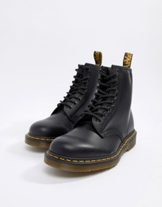 Черные ботинки с 8 парами люверсов Dr Martens 1460 11822006-Черный