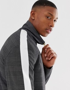 Облегающая черная спортивная куртка ASOS DESIGN-Черный