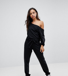 Джоггеры для дома ASOS DESIGN Petite-Черный