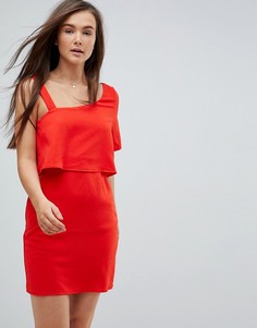 Платье на одно плечо Vero Moda-Красный