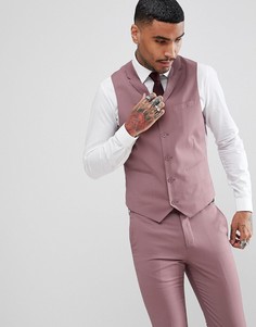 Приталенный жилет пастельного оттенка Rudie Wedding-Розовый