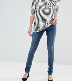 Джинсы скинни для беременных ASOS DESIGN Maternity Tall Ridley-Синий