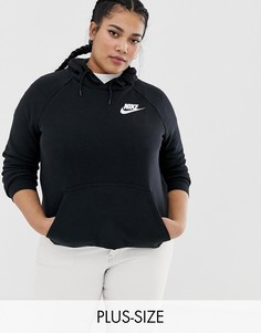 Черный худи Nike Plus rally