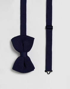 Темно-синий галстук-бабочка ASOS DESIGN wedding
