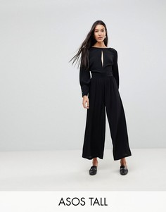 Чайный комбинезон в стиле 40-х ASOS TALL-Черный