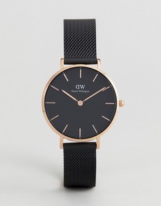 Классические часы (черный/золотисто-розовый) Daniel Wellington 32 мм