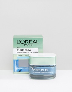 Глиняная маска для борьбы с несовершенствами кожи LOreal Paris-Бесцветный Loreal