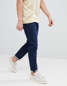Суженные книзу джинсы цвета индиго ASOS DESIGN-Синий