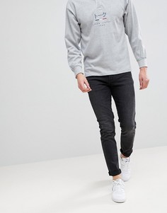 Выбеленные черные джинсы скинни ASOS DESIGN-Черный