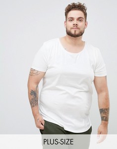 Белая футболка Lee plus-Белый