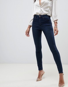 Темно-синие джинсы с завышенной талией ASOS DESIGN Sculpt me-Синий