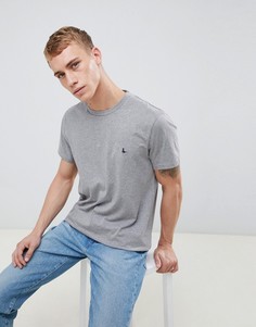 Серая меланжевая футболка Jack Wills Sandleford-Серый