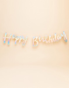 Флажковая гирлянда \Happy Birthday\" Ginger Ray-Мульти