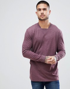 Красный oversize-лонгслив с манжетами ASOS DESIGN