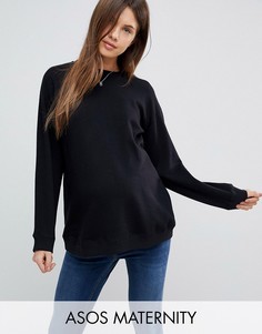 Черный свитшот ASOS DESIGN Maternity ultimate
