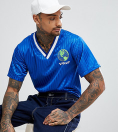 Синяя футболка в полоску Reclaimed Vintage Inspired-Синий