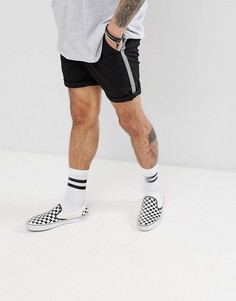 Черные облегающие шорты чиносы ASOS DESIGN-Черный