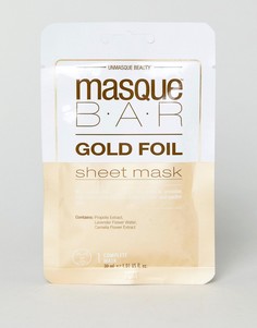 Золотистая маска-салфетка с успокаивающим эффектом MasqueBAR-Золотой