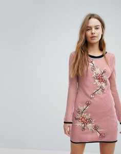 Сетчатое пляжное платье Minkpink San Antonio-Розовый