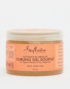 Гель-суфле для вьющихся волос с экстрактами кокоса и гибискуса Shea Moisture-Бесцветный